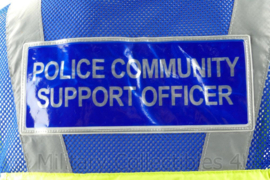 Britse PCSO reflectie vest met pepperspray houder - maat Large - licht gedragen - origineel