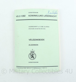 Koninklijke Landmacht veldzakboek 1979 algemeen VS 2- 1392 - origineel