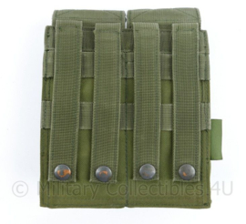 Defensie Warrior Assault Systems Double magazin pouch MOLLE groen -  M4 M16 C7 C8 Diemaco - 15 x 4 x 19 cm - origineel