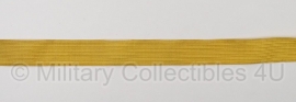 Marine mouwband  50mm breed Admiraalsgalon - 2 meter lang - goud