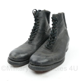 WO2 Brits model zwart leren Ammo Boot lage schoen - maat 40 - gedragen - origineel