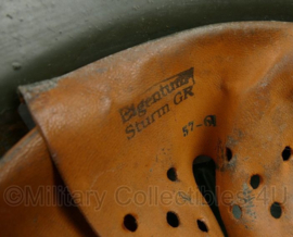 WO2 Duits model helm (net naoorlogs BGS) - maat 64 - origineel naoorlogs