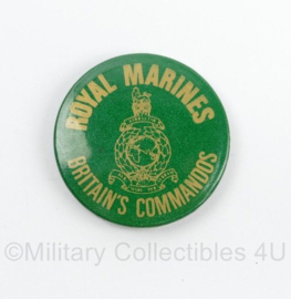 Britse Royal Marines Brittain's Commandos button - diameter 3 cm - origineel