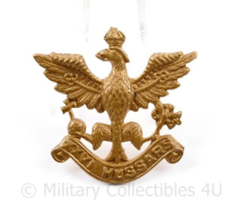 WW2 British cap badge 26th Hussars - 3,5 x 3,5 cm - origineel