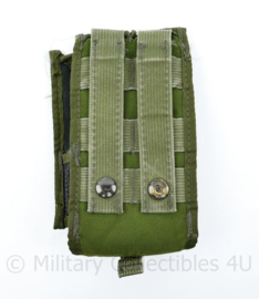 Defensie of US Army Groene Molle opbouwtas voor magazijn of portofoon - 17 x 9 x 4 cm - origineel