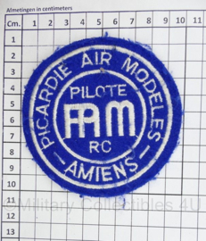 Aeroclub Picardie Air Modeles Amien Pilote RC embleem - diameter 10 cm - origineel
