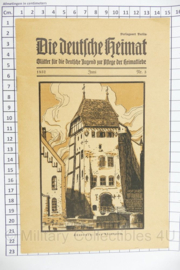 Die Deutsche Heimat Blätter fur die Deutsche Jugend fur Pflege die Heimatliebe juni 1932 - 15 x 23 cm - origineel