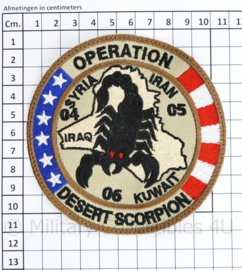 Operation Desert Scorpion Patch - 2004 2005 Syria Iran Kuwait - origineel