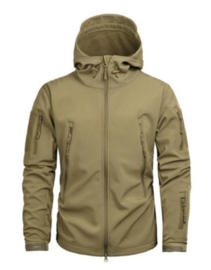 Tactical softshell jas - maat Large   -  nieuw gemaakt - Coyote Brown