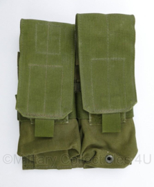 Blackhawk MOLLE Double Mag pouch voor M4, C7 en C8 groen - 16 x 4 x 21,5 cm - gebruikt - origineel