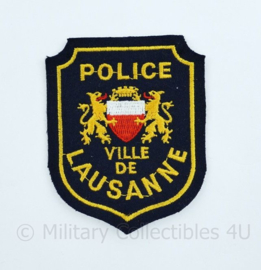 Zwitserse Police Ville de Lausanne embleem - 9 x 7 cm -  origineel