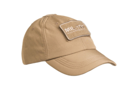 Baseball cap Softshell met velcro- verstelbare maat - COYOTE