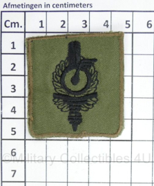 KL Nederlandse leger GVT borst embleem Militaire 24-uursrit - 5 x 5 cm - origineel