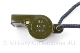 US Army 1985 instructeursfluit groen - 7 x 3,5 cm - origineel