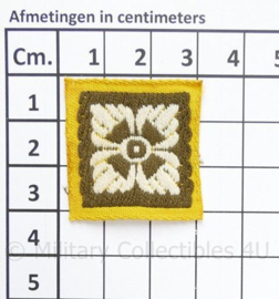 WO2 Britse pip (rangonderscheidingsteken) officir Royal Armoured Corps -3 x 3 cm - origineel