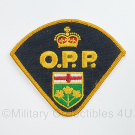 Embleem Canadese OPP Ontario Police  - 10,5 x 9 cm - origineel