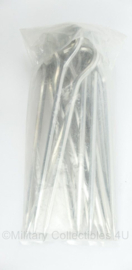 Defensie alluminium tentharing met open oog - 19 cm lang - nieuw - PER STUK - origineel
