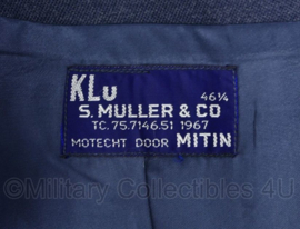 KLU Luchtmacht zeldzaam GLT Gala tenue jas met broek 1967 - met GLT epauletten - rang Kapitein - maat 46 ¼ - origineel