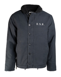 USN US Navy N-1 deck jacket - replica - Donkerblauw