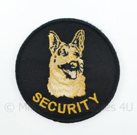 Security embleem - met klittenband - diameter 9 cm