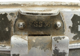 WO2 Duits etensblik aluminium FSS36 van 1939  ongereinigd - 16 x 10 x 14,5 cm - origineel