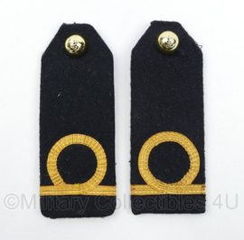 KMARNS Marine epauletten rang Adjudant onderofficier van de Mariniers - 13 x 5 cm - origineel