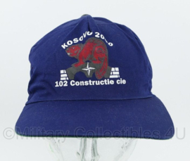 Defensie Kosovo 2000 102 Constructie Cie baseball cap - one size - gedragen - origineel