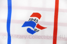 sjaal herdenking 1945-1985 bevrijding 40 jaar - 77 x 77 cm -  origineel