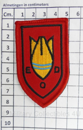 EOD Explosieven Opruimingsdienst Defensie embleem - met klittenband - 8 x 5 cm
