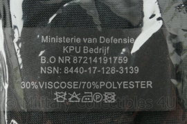 KM Koninklijke Marine mat zwarte Stropdas Mat Zwart Km Lang- 81 cm lang - nieuw in verpakking - origineel