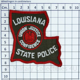 Louisiana State Police patch - Union Justice Confidence - 8 x 7,5 cm - origineel