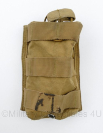 Defensie Coyote single magazin pouch magazijntas M4 C7 C78 Diemaco Molle - 8,5 x 4 x 13 cm - origineel