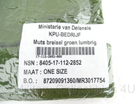 KL Nederlandse leger Lumbl lumbrig Luchtmobiel muts wol groen - nieuw in verpakking - origineel