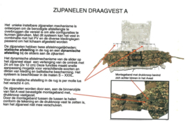 NFP camo Cover Zijpaneel draagvest A VOSS, model voor ballistische voering MET ballistische voering (paar)  - maat Medium of  XXL - origineel