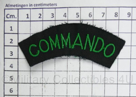 Nederlandse Commando straatnamen PAAR jaren 60 - 8,5 x 4,5 cm - origineel