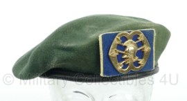 KL Nederlandse leger DT2000 baret met Verbindingsdienst insigne - maat 58 - origineel