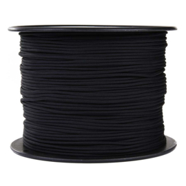 Paracord 3mm BLACK - verkoop PER METER