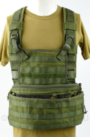 Clawgear MOLLE chest rig groen - verstelbare maat - licht gedragen - origineel