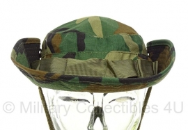 Boonie hat / Bush hat - Luxe model Ripstop MET drukknopen - Woodland camo - nieuw gemaakt