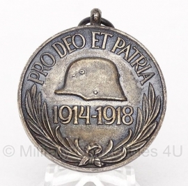 Belgische "Pro deo et patria 1914-1918" gouden medaille - Origineel