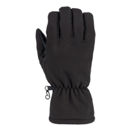 Softshell handschoenen met warme Thinsulate voering - Zwart