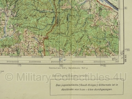 Duitse stafkaart Jugoslawien Slavonska Pozego Blatt 44 Sonderausgabe Nur für den Dienstgebrauch Joegoslavie - 64,5 x 50 cm. schaal 1:100000 - origineel 1932