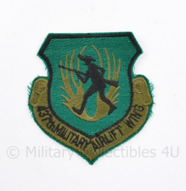 USAF 437th Military Airlift Wing patch -7,5 x 7 cm -  origineel