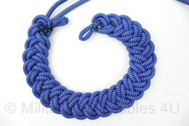 Blauw/zilver nestelkoord - 25 x 3½ cm - origineel