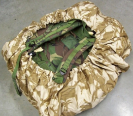 Britse rugzak DESERT DPM camo overtrek LARGE voor 60 tm. 120  liter rugzakken Cover pouch Side Rucksack LARGE - origineel