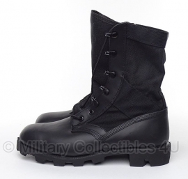 US Army  jungle boots WELLCO - zwart - Size 7,5 W = 40,5 breed - met Panama zool - zeer licht gebruikt  - origineel