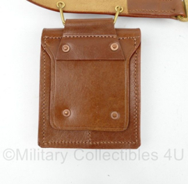 US M1912 Cavalry koppel met magazijntas en M1911 Colt Cavalry holster - bruin leer