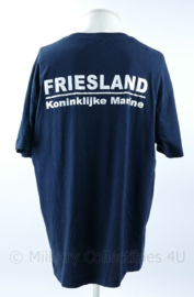 KM Koninklijke Marine Hr Ms Friesland shirt - blauw - maat XL - gedragen - origineel