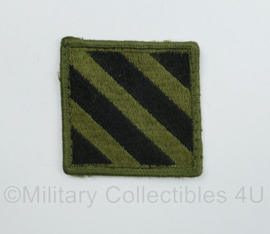 US Army subdued 3rd  Infantry Division Patch - 5,5 x 5,5 cm - origineel