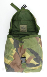 Defensie Woodland Veldtas Hoofd / Helmbevestiging met padding MOLLE - 18 x 12 x 20 cm - origineel